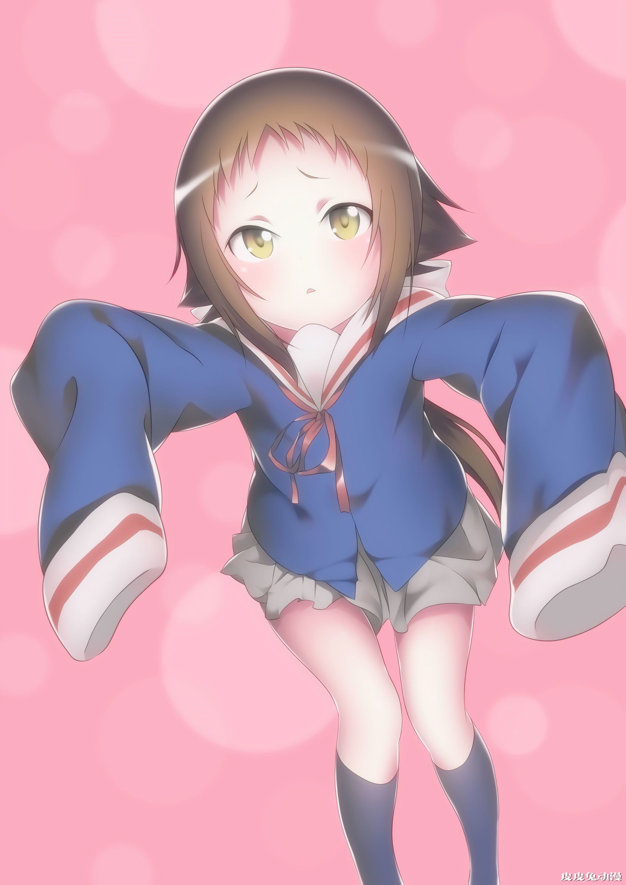 会卖萌的可爱小萝莉，未确认进行式《三峰真白》高清壁纸特辑！