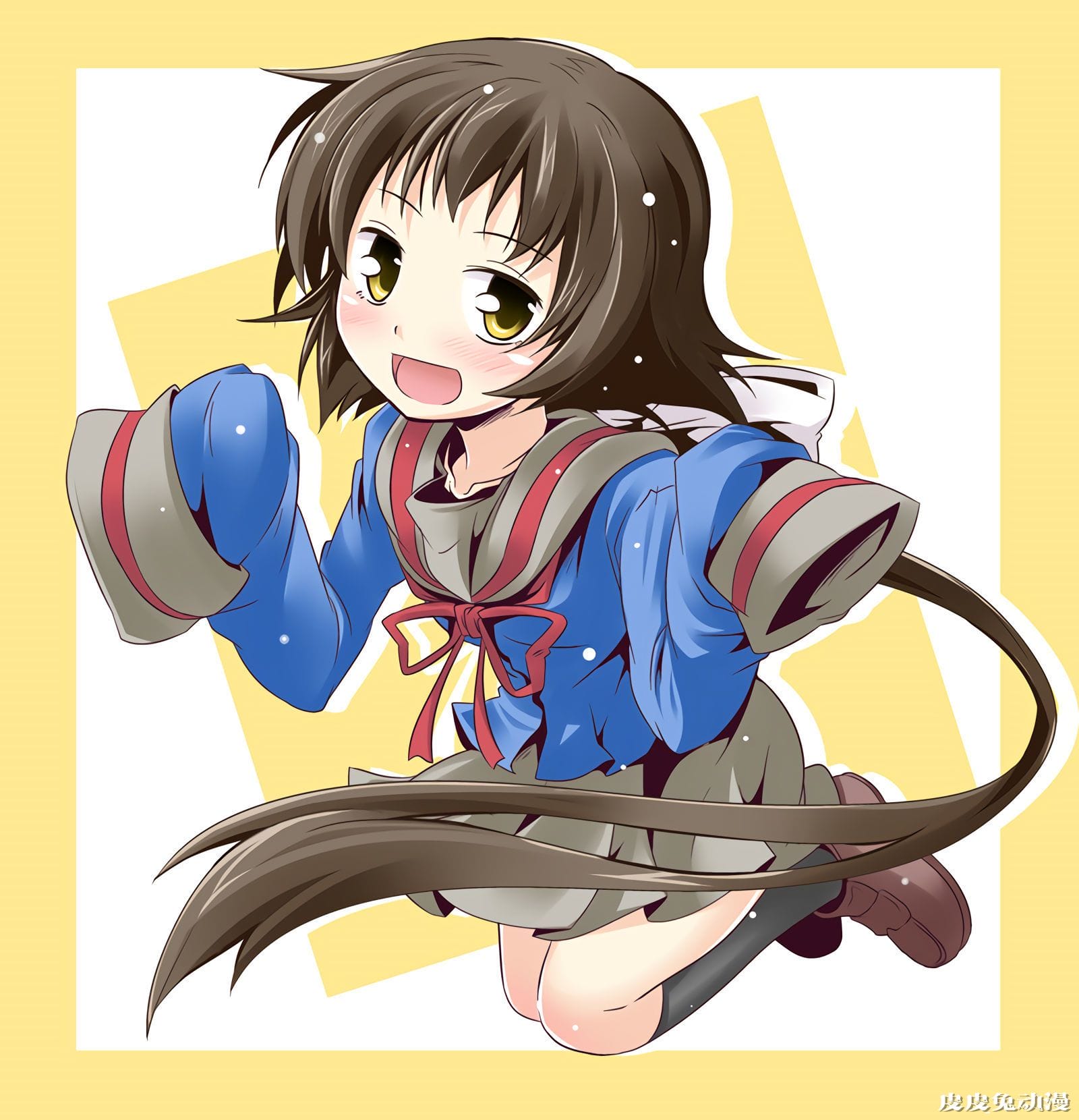 会卖萌的可爱小萝莉，未确认进行式《三峰真白》高清壁纸特辑！