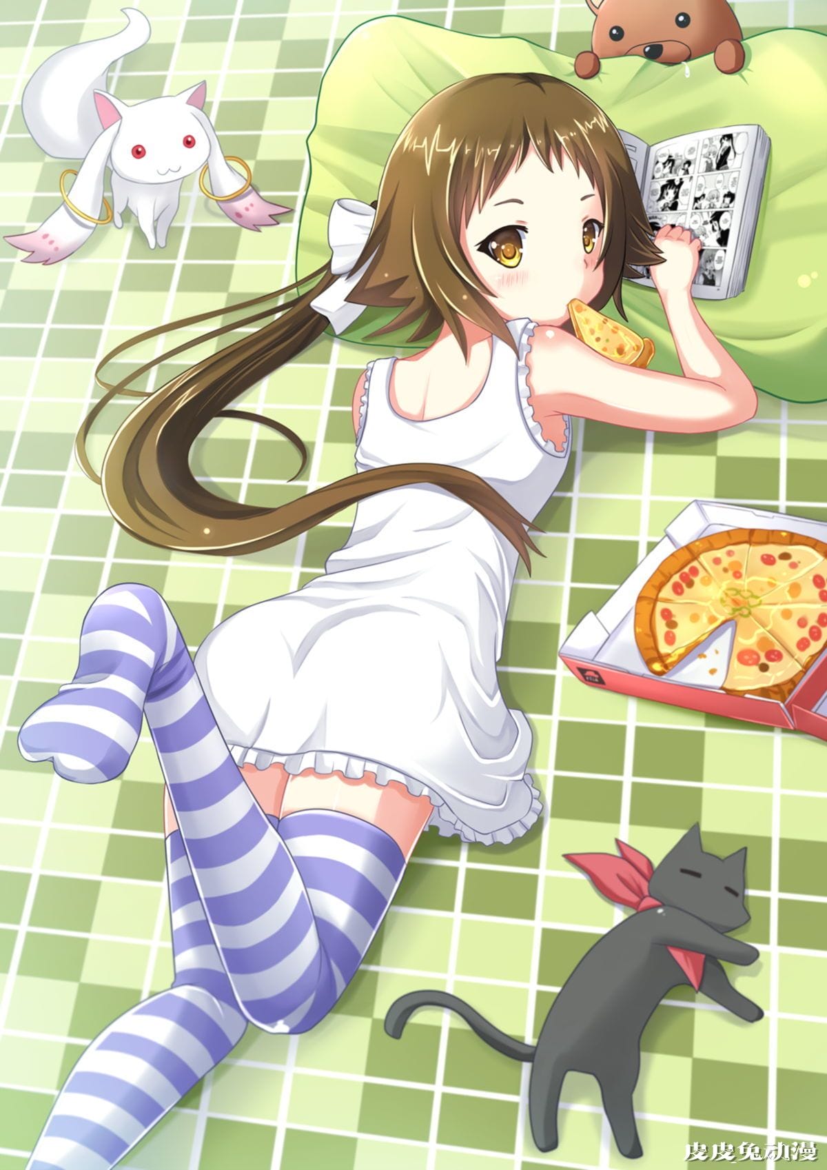 会卖萌的可爱小萝莉，未确认进行式《三峰真白》高清壁纸特辑！