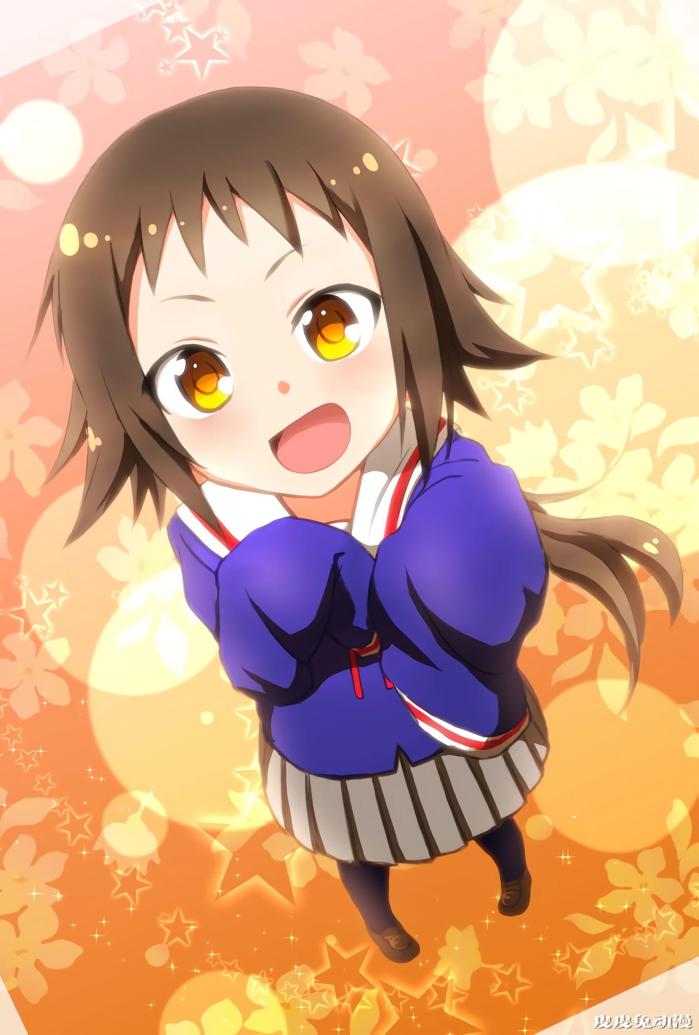 会卖萌的可爱小萝莉，未确认进行式《三峰真白》高清壁纸特辑！