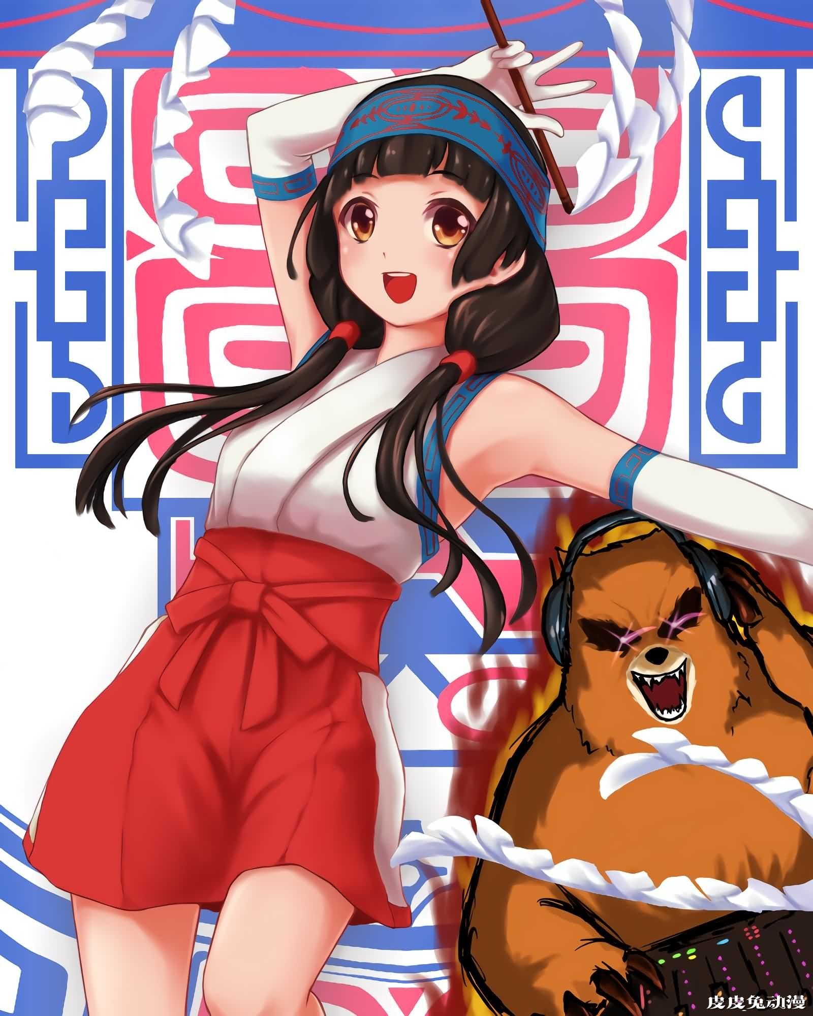 我想成为那头熊…当女孩遇到熊《雨宿町》高清壁纸特辑！