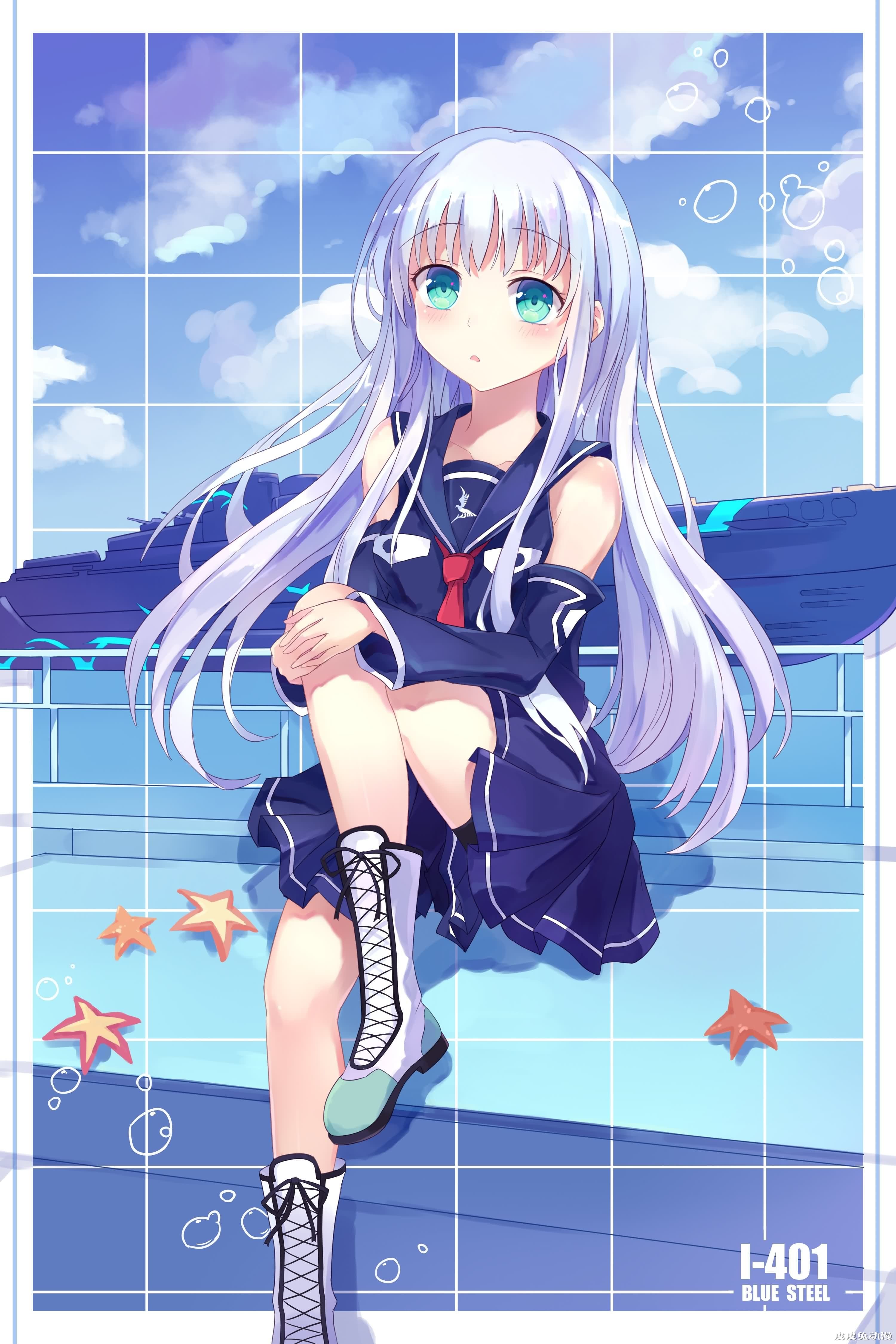 苍蓝钢铁的琶音《伊欧娜/伊401》高清壁纸特辑！