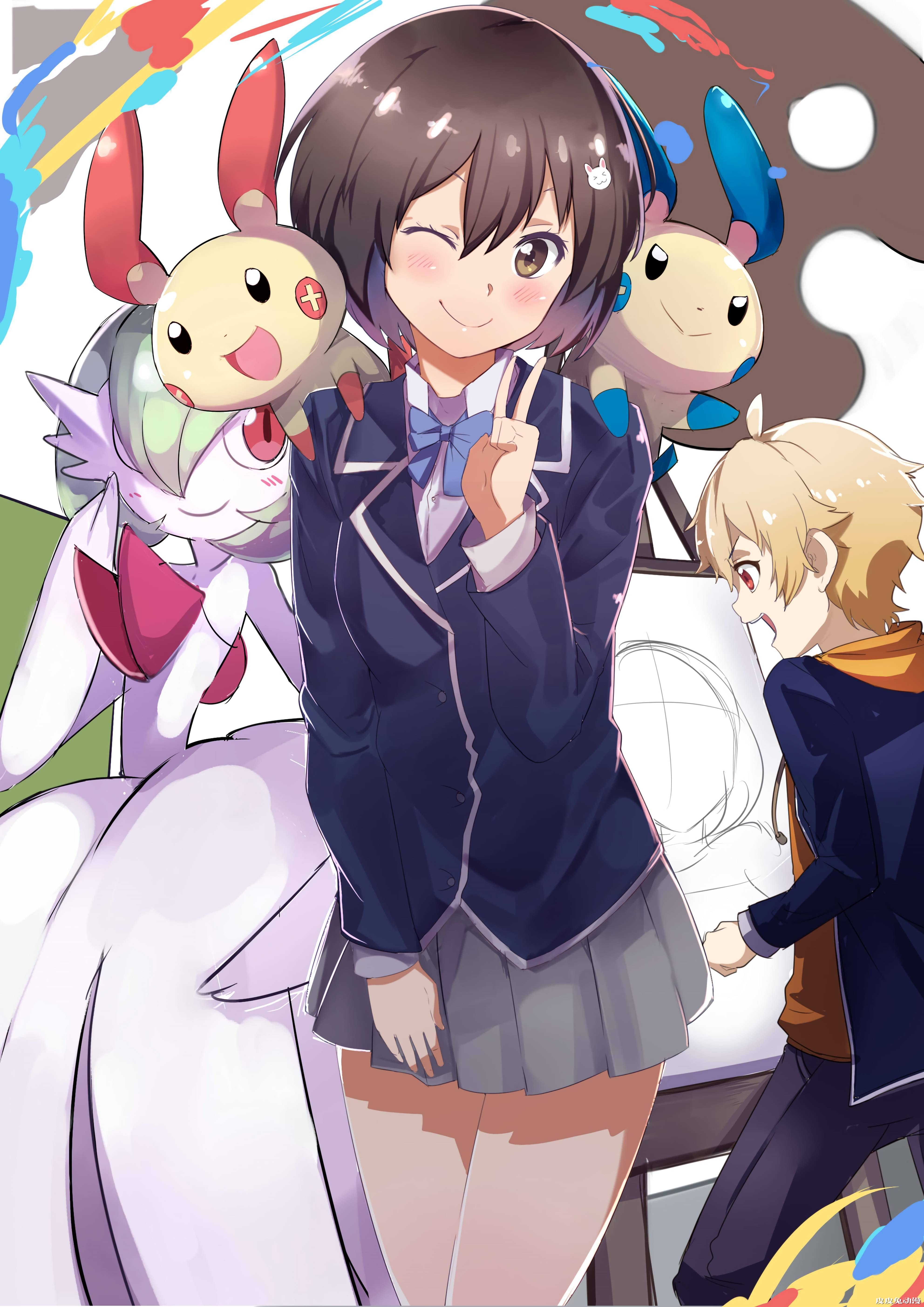 你的胖次我看到了…这个美术部有问题《宇佐美瑞希》高清壁纸特辑！-皮皮兔动漫