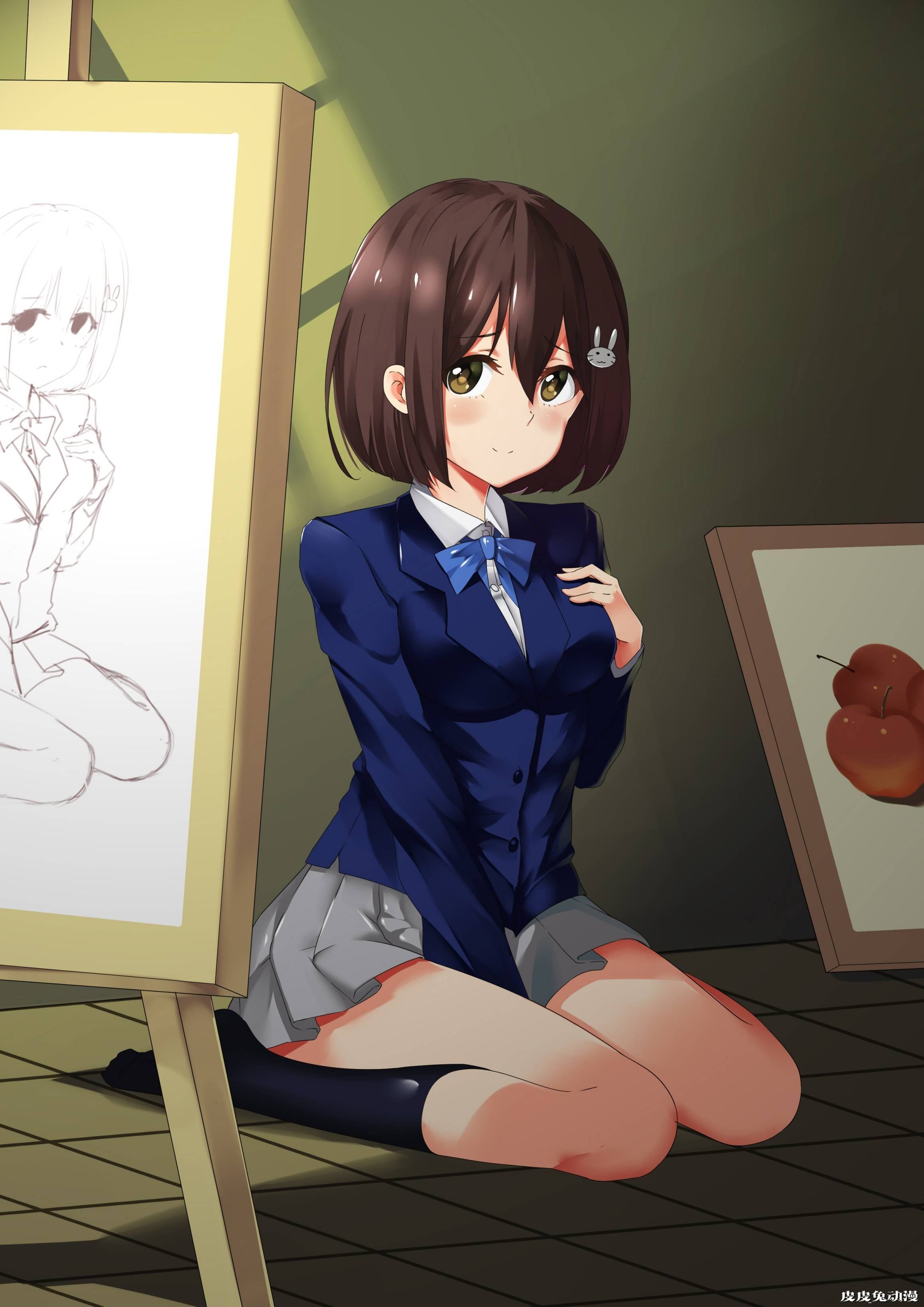 你的胖次我看到了…这个美术部有问题《宇佐美瑞希》高清壁纸特辑！