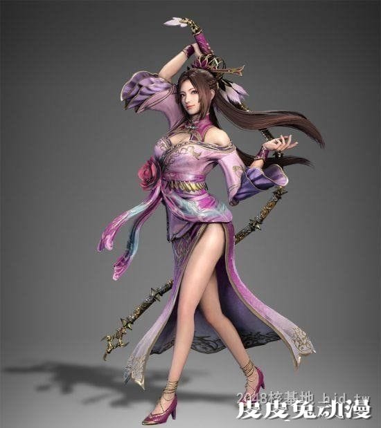 [3D全彩CG]无双的女人~裸体貂蝉-上[34P]