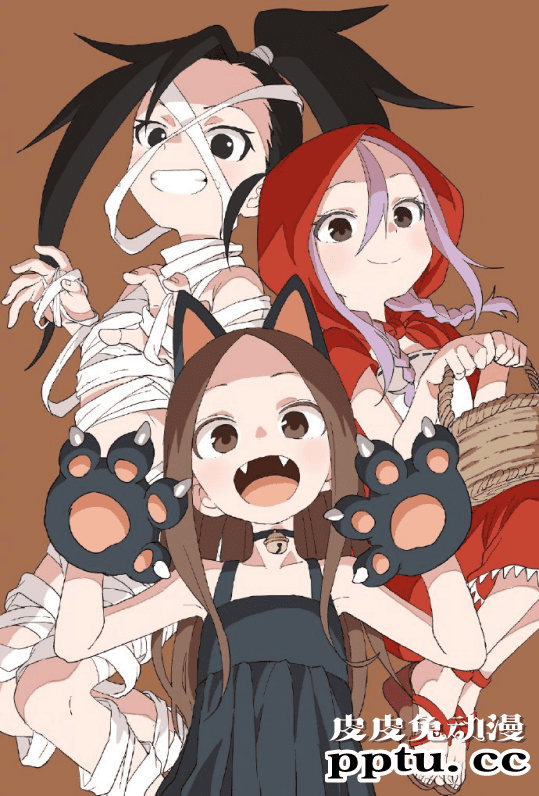 「擅长捉弄的高木同学」作者绘制万圣节贺图公开-皮皮兔动漫