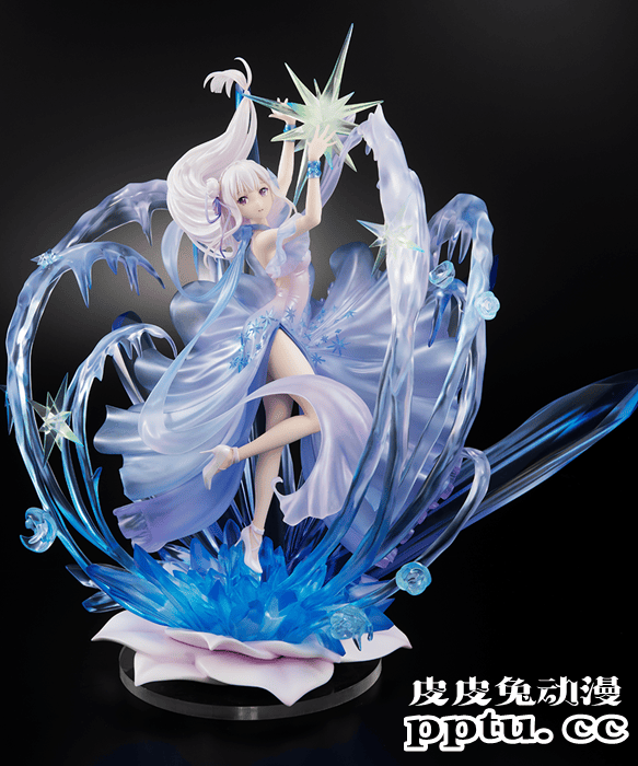 「Re：从零开始的异世界生活」爱蜜莉雅 水晶礼服Ver. 1/7手办开订-皮皮兔动漫