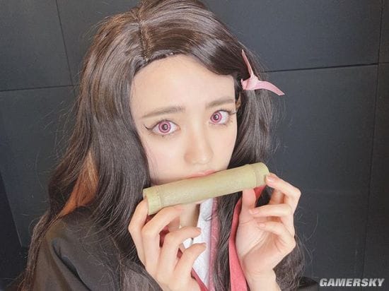 COS《鬼灭之刃》的九位日本女星 祢豆子从小到大