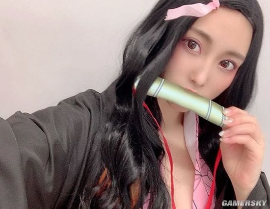 COS《鬼灭之刃》的九位日本女星 祢豆子从小到大