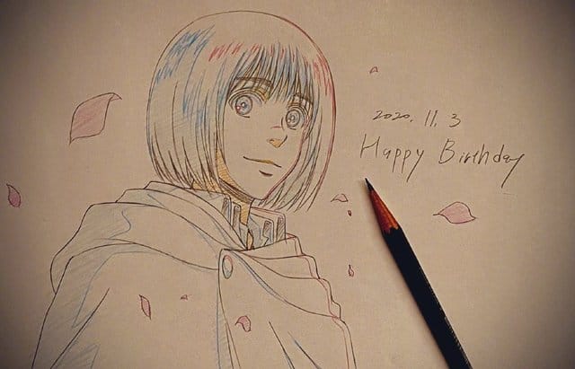 动画人uemiko6公开阿明&middot;阿诺德的生日贺图-皮皮兔动漫