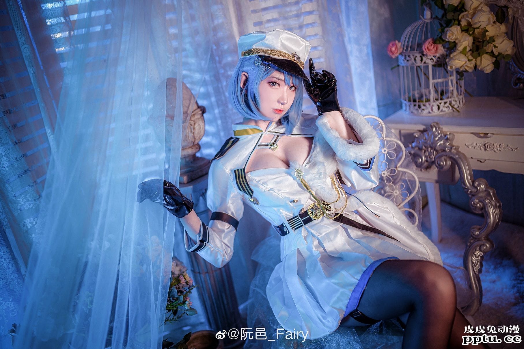 《碧蓝航线》SSR恰巴耶夫性感Cosplay【CN:阮邑_FAIRY】-皮皮兔动漫