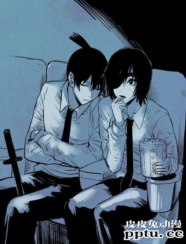 「人渣的本愿」作者横枪萌果绘制「电锯人」合集公开