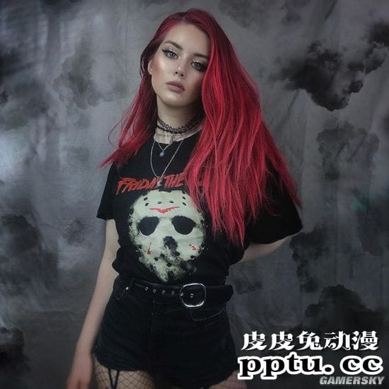 俄妹COS《LOL》KDA女团伊芙琳 深V及腰完美还原