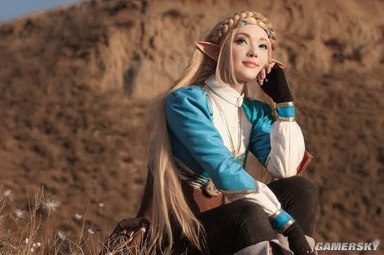 乌克兰小姐姐COS塞尔达公主 精致美颜过分性感