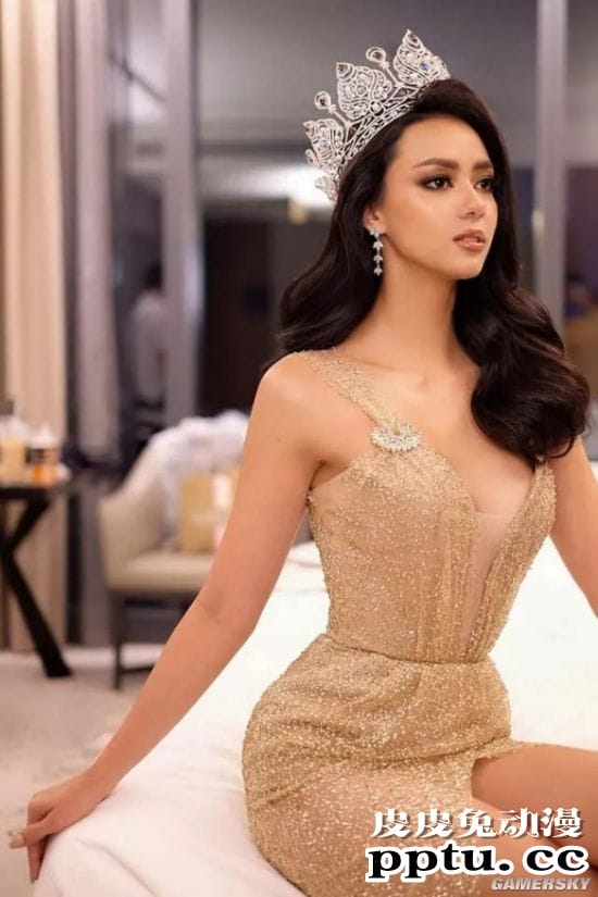 混血美颜犹如人间芭比 泰国环球小姐冠军出炉