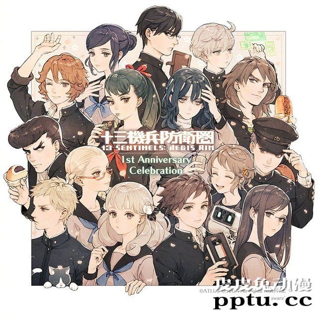 香草社发布「十三机兵防卫圈」1周年纪念贺图-皮皮兔动漫