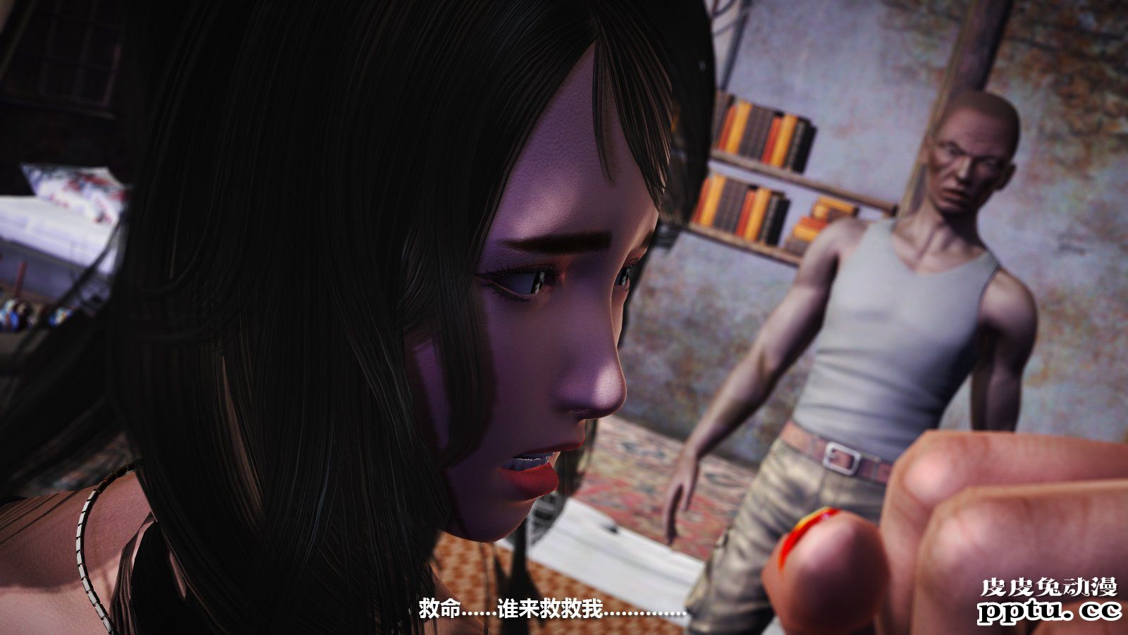 [中文] [3D全彩] 冰封魔恋，剧情带字幕 part.9 [73P]