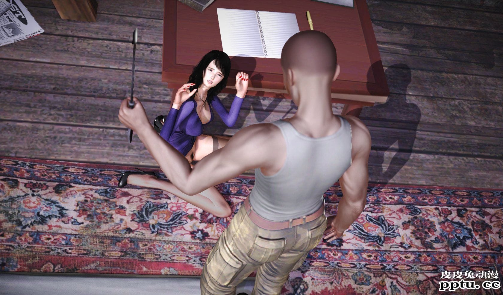 [中文] [3D全彩] 冰封魔恋，剧情带字幕 part.9 [73P]