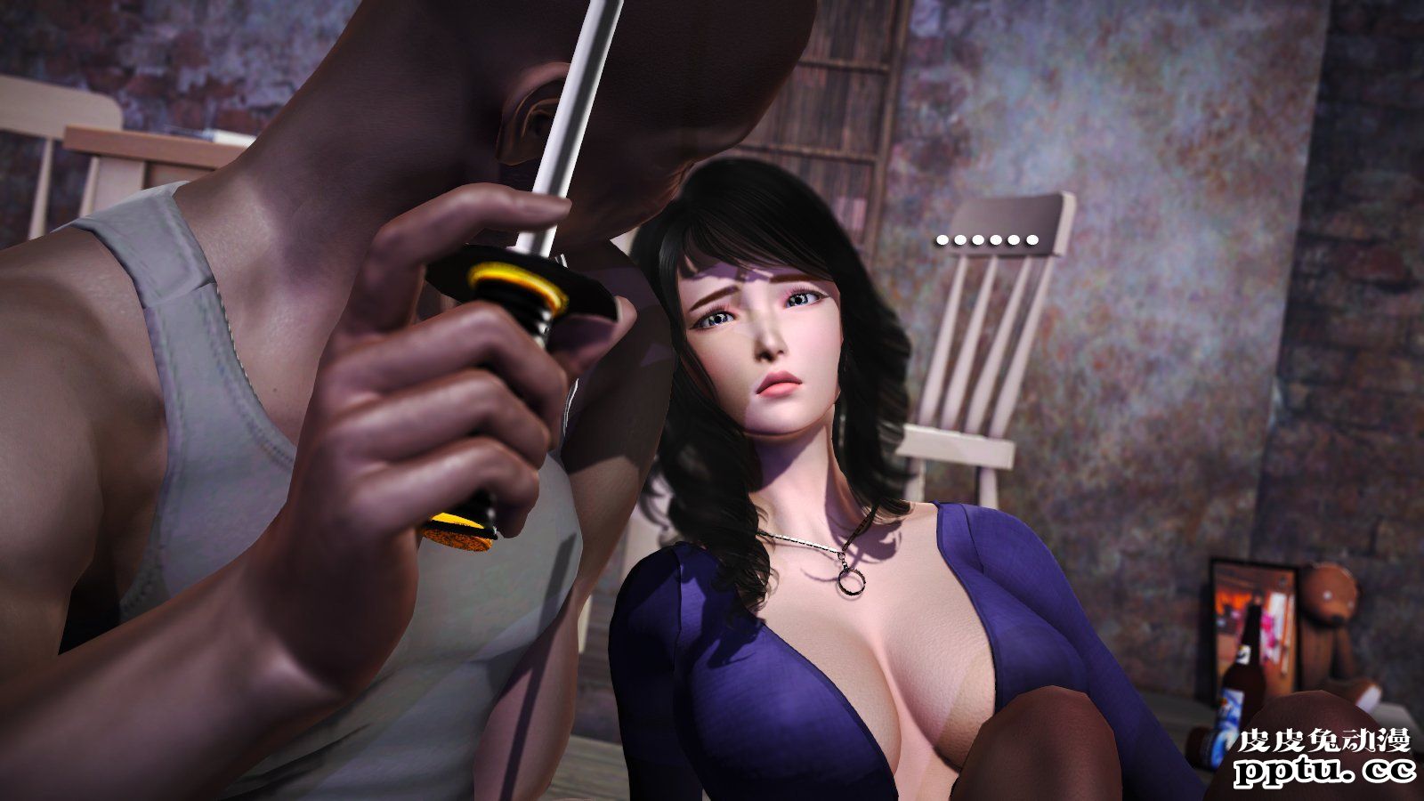 [中文] [3D全彩] 冰封魔恋，剧情带字幕 part.9 [73P]