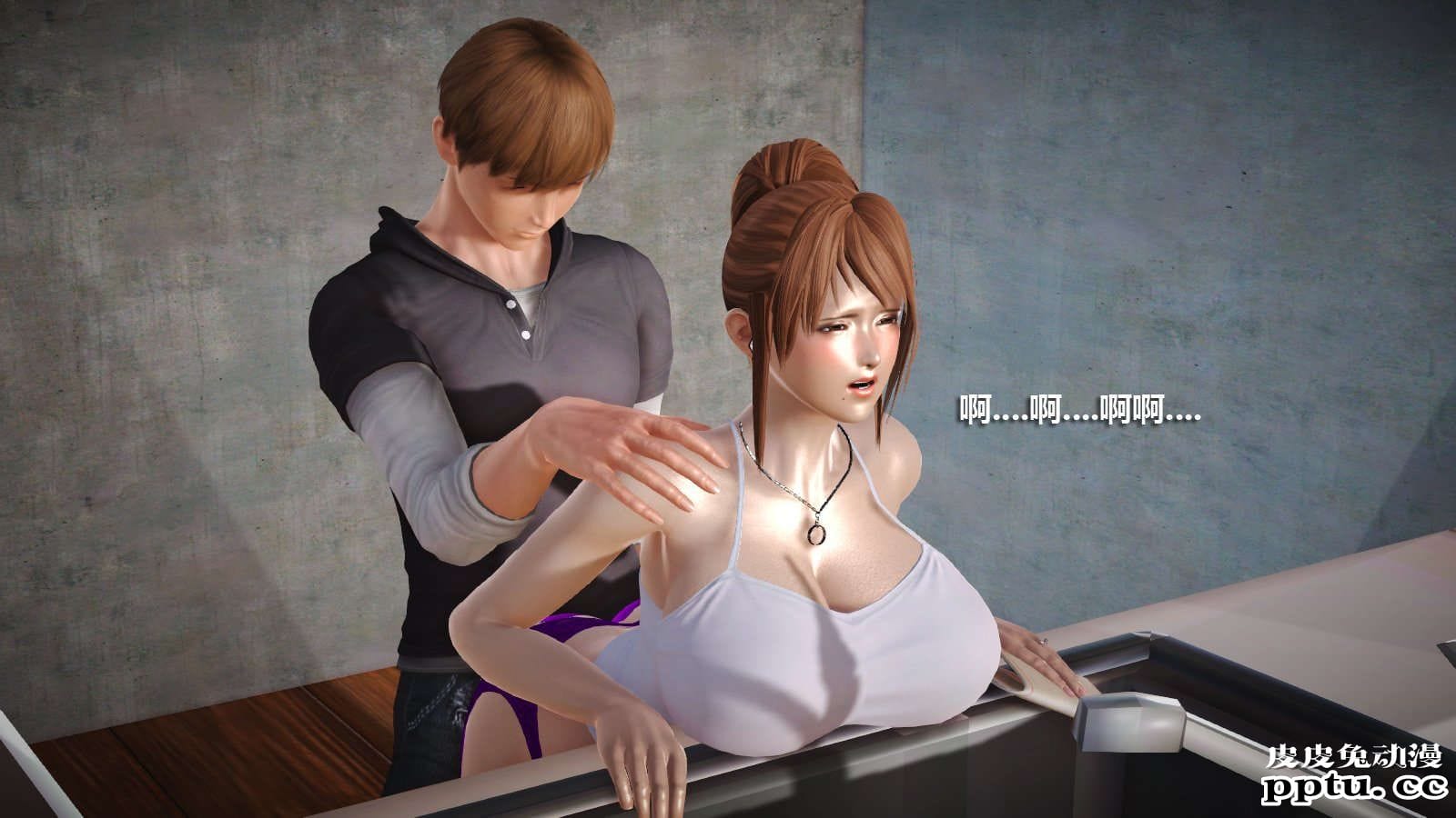 [中文] [3D全彩] 冰封魔恋，剧情带字幕 part.7 [157P]