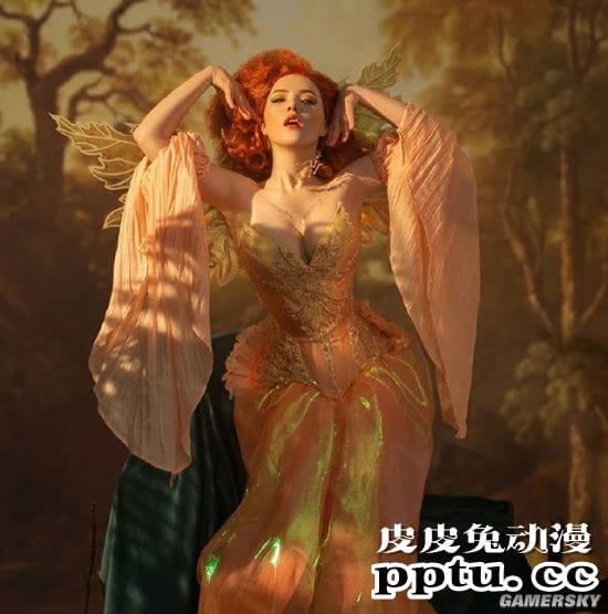 俄妹COS《合金装备5》静静 破洞黑丝目露凶光