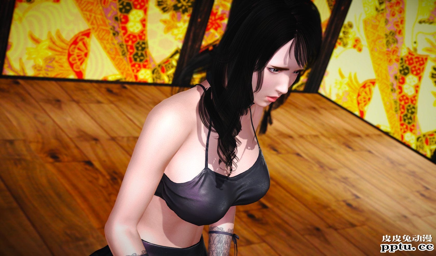 [中文] [3D全彩] 冰封魔恋，剧情带字幕 part.10 [77P]-皮皮兔动漫