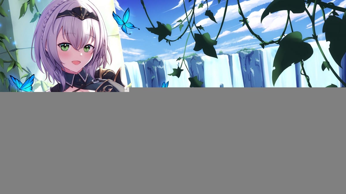 二次元性感长腿美女壁纸