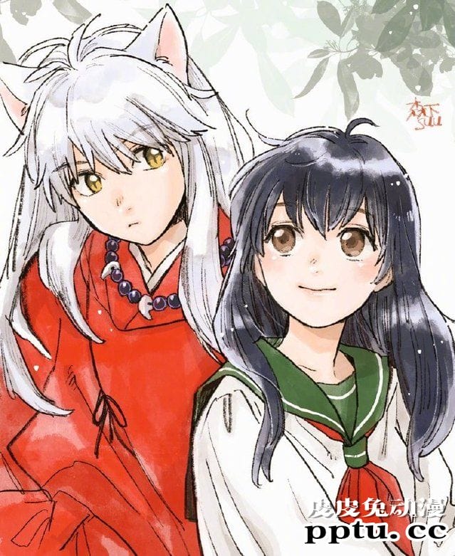 「日日蝶蝶」作者森下suu绘制「犬夜叉」插画公开-皮皮兔动漫