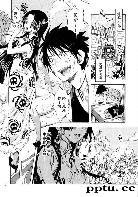 [中文] [黑白]海贼王同人蛇姫様ご乱心[25P]