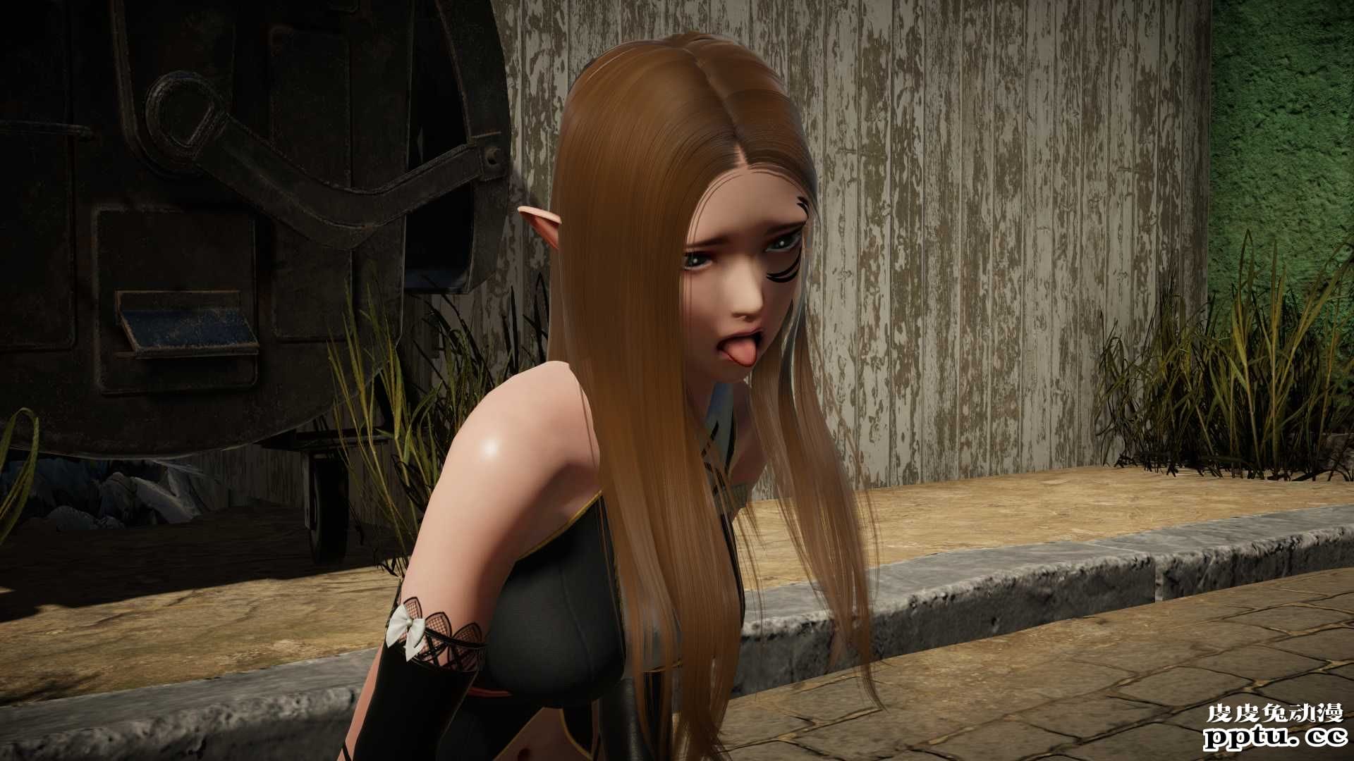 [中文] [3D全彩][动静结合] 米拉街头遭遇，内有动图，请耐心加载[61P]