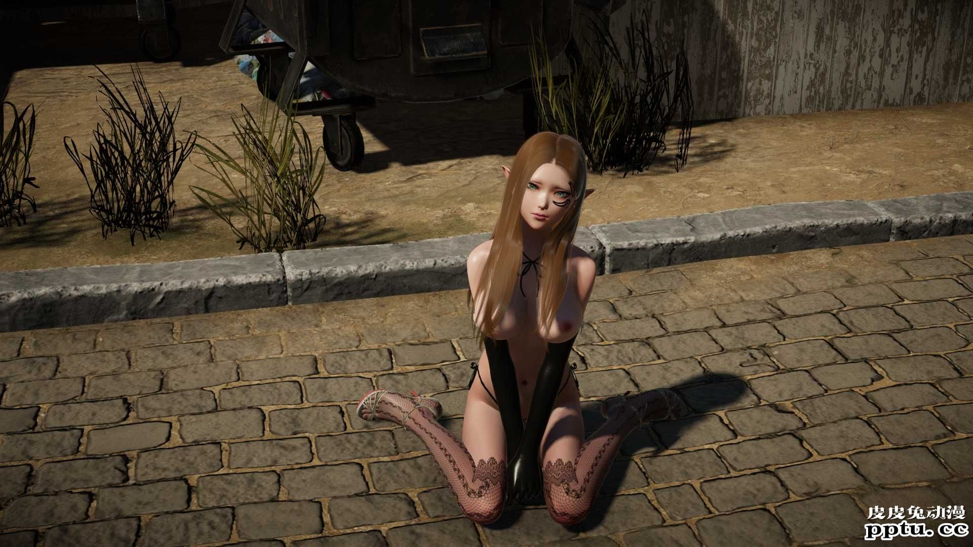 [中文] [3D全彩][动静结合] 米拉街头遭遇，内有动图，请耐心加载[61P]