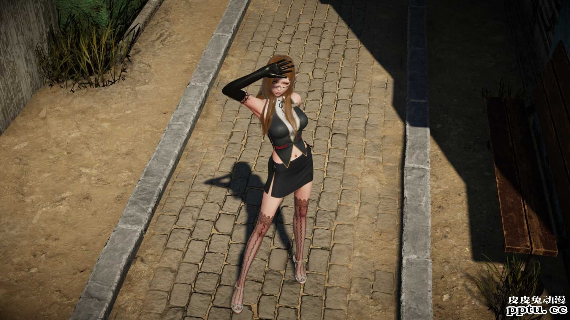 [中文] [3D全彩][动静结合] 米拉街头遭遇，内有动图，请耐心加载[61P]