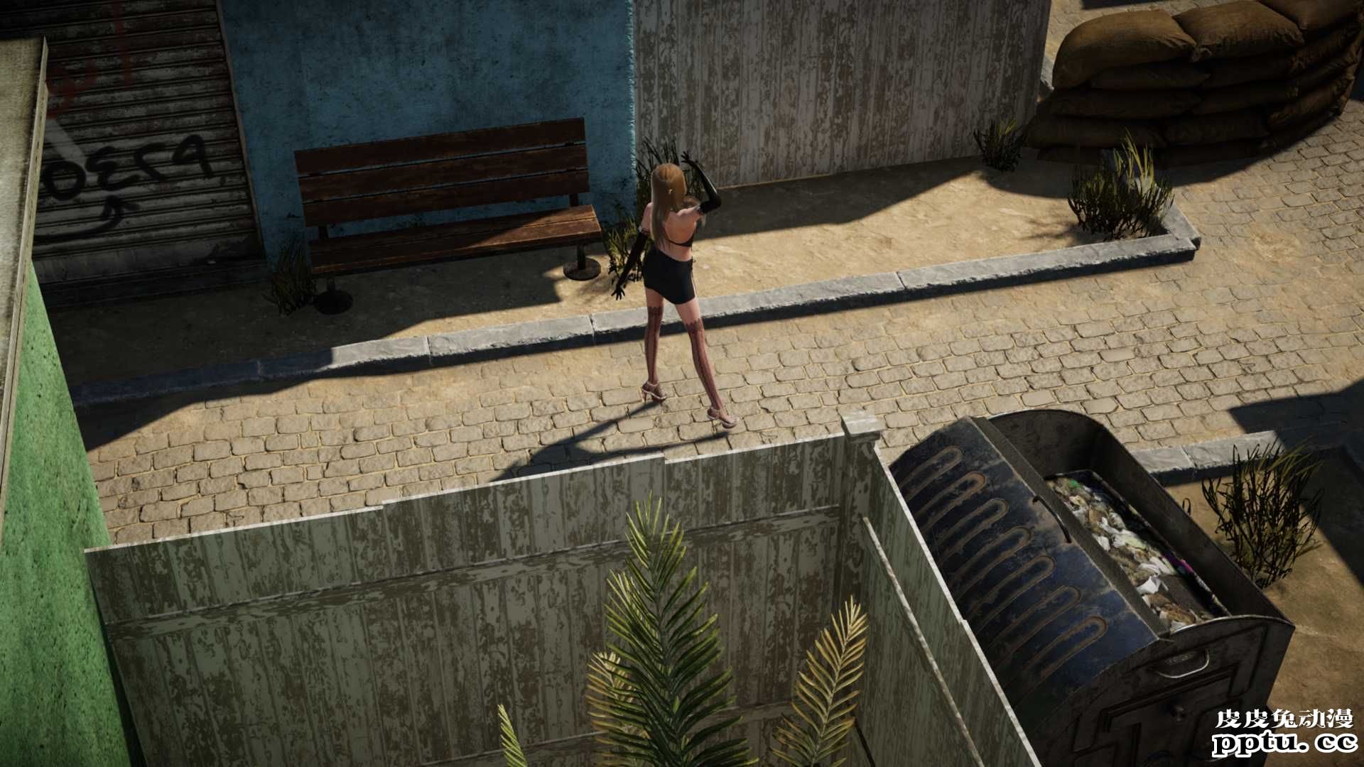 [中文] [3D全彩][动静结合] 米拉街头遭遇，内有动图，请耐心加载[61P]