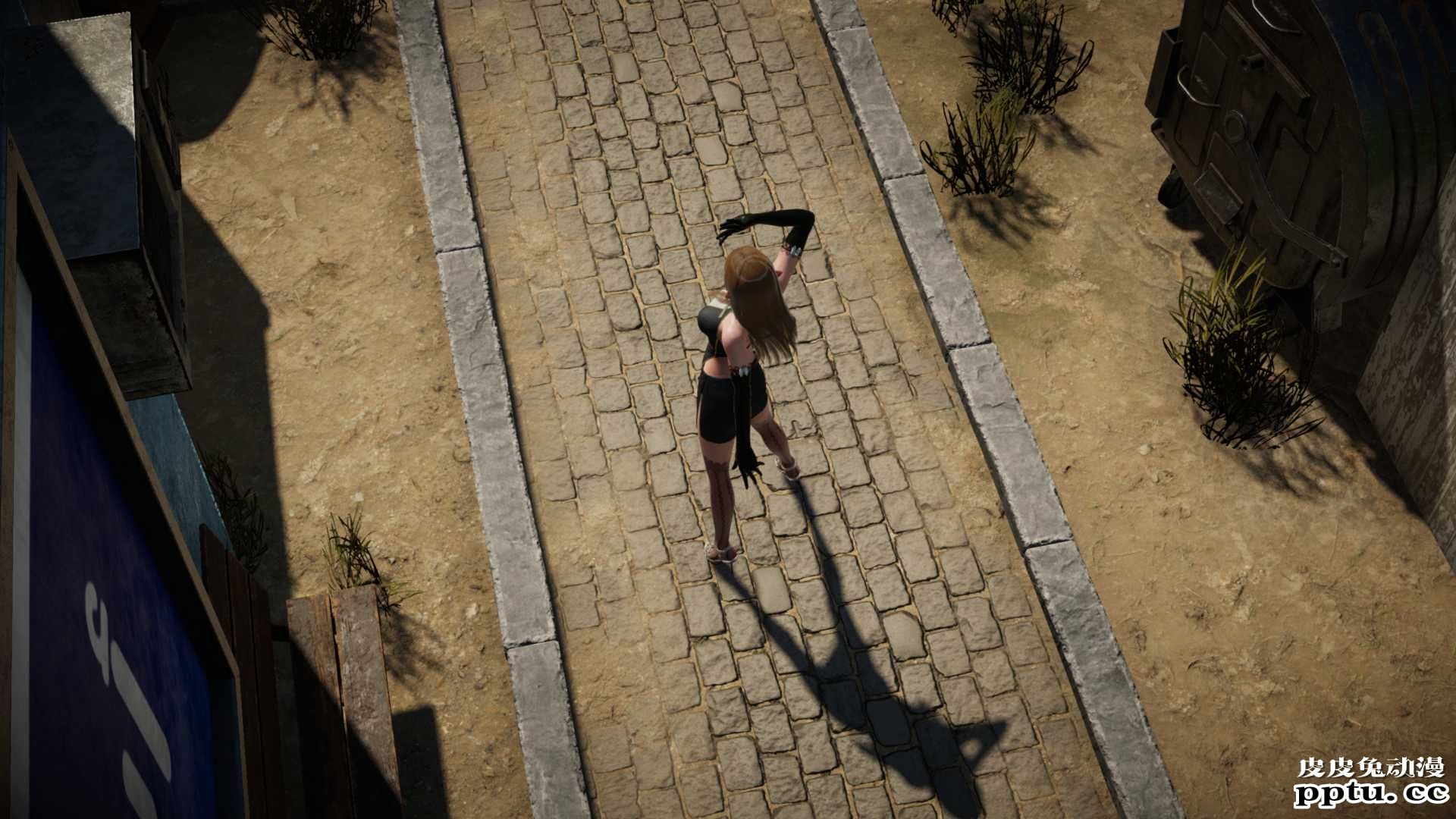 [中文] [3D全彩][动静结合] 米拉街头遭遇，内有动图，请耐心加载[61P]