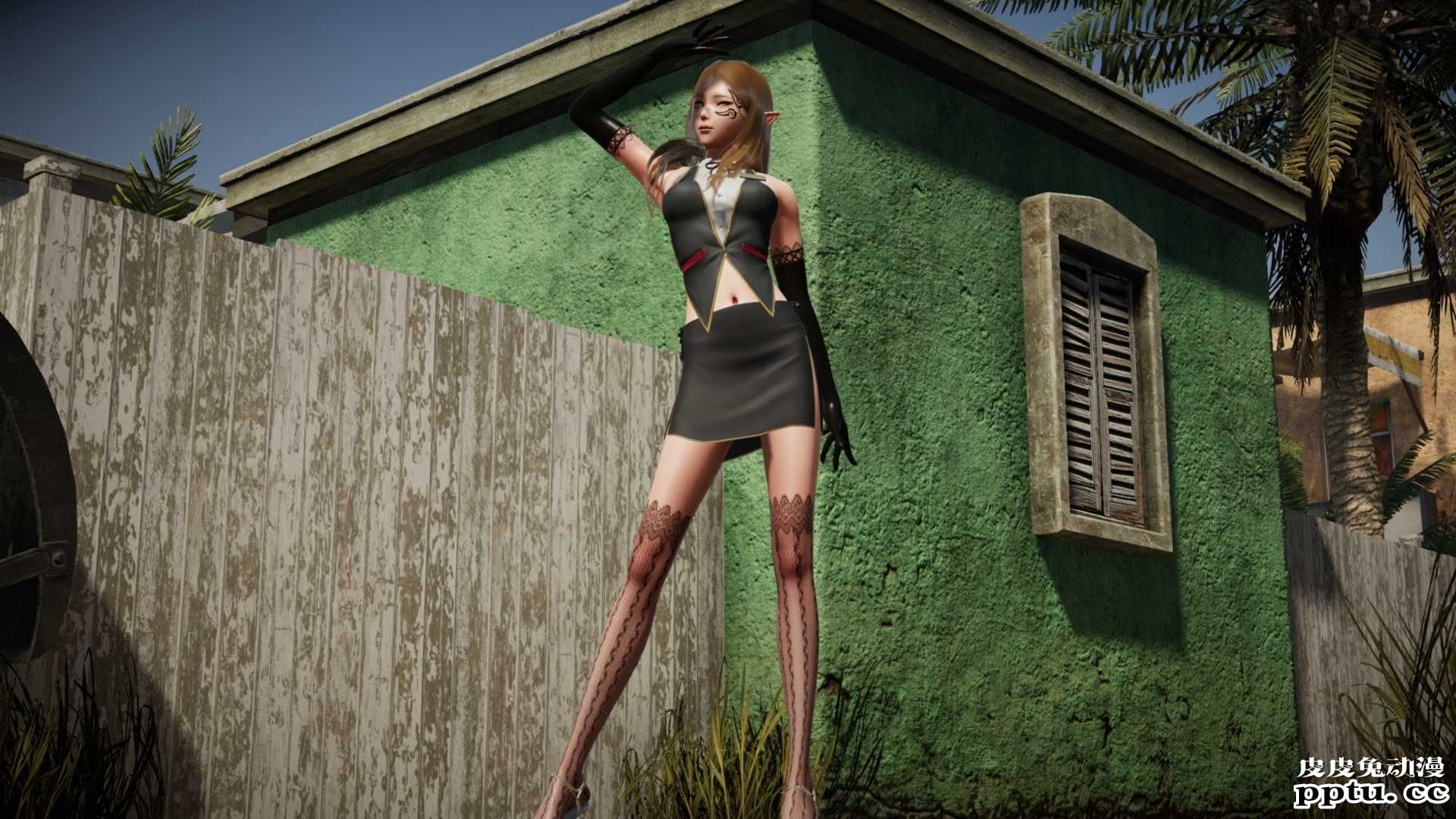 [中文] [3D全彩][动静结合] 米拉街头遭遇，内有动图，请耐心加载[61P]