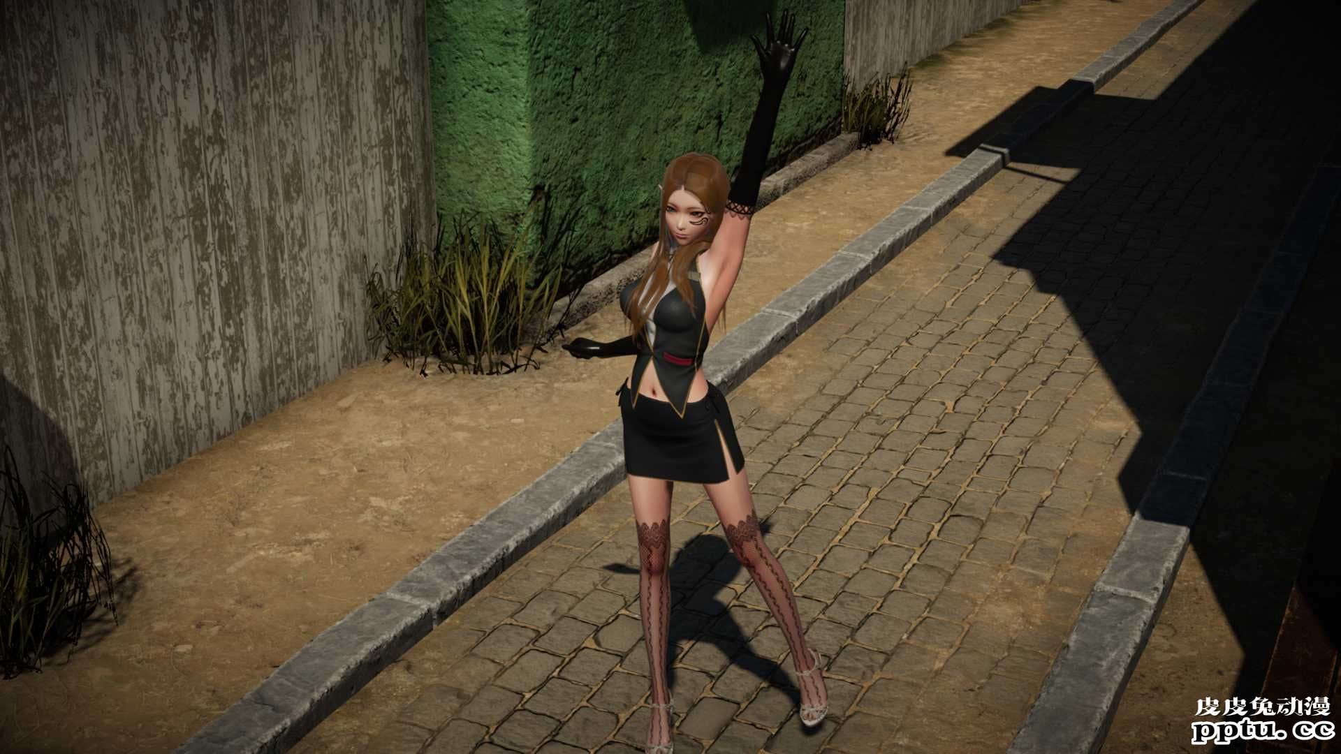 [中文] [3D全彩][动静结合] 米拉街头遭遇，内有动图，请耐心加载[61P]