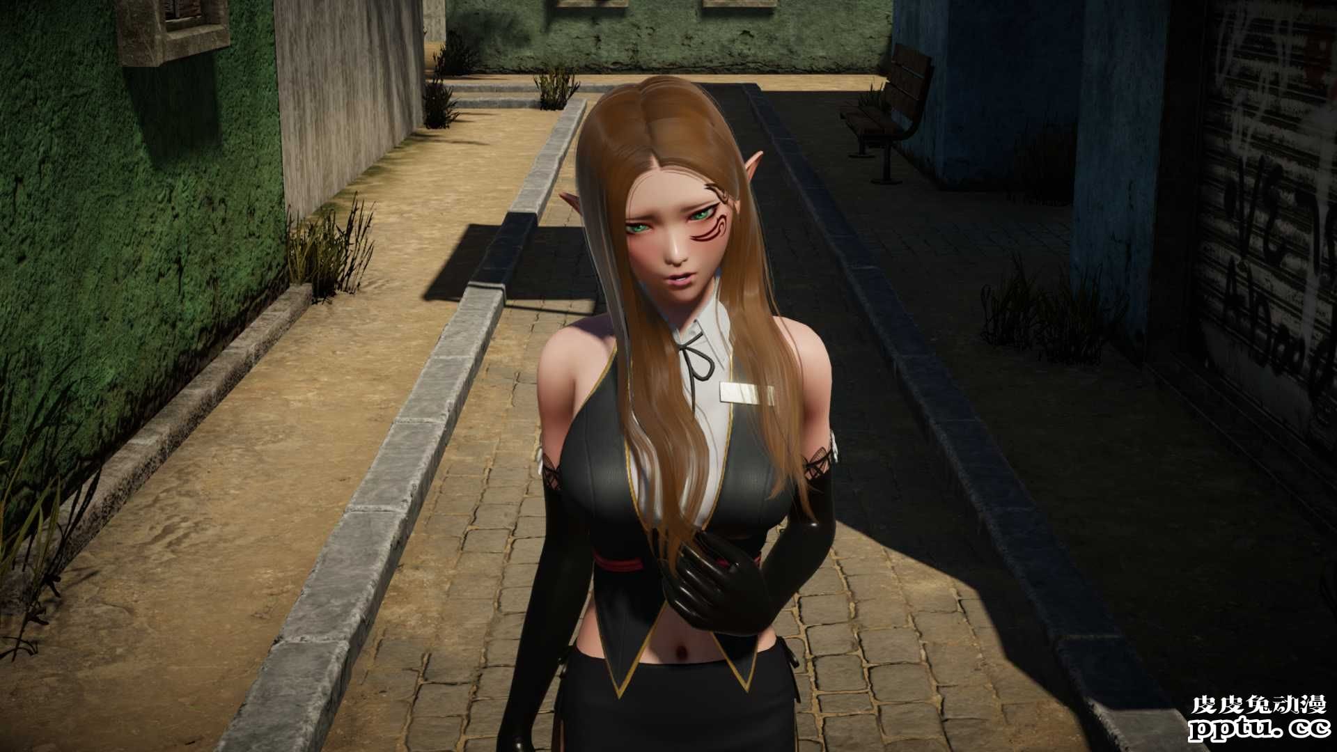 [中文] [3D全彩][动静结合] 米拉街头遭遇，内有动图，请耐心加载[61P]