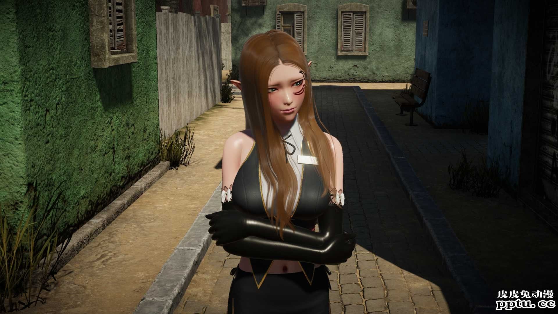 [中文] [3D全彩][动静结合] 米拉街头遭遇，内有动图，请耐心加载[61P]