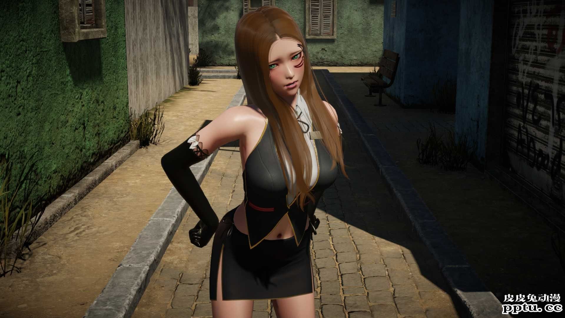 [中文] [3D全彩][动静结合] 米拉街头遭遇，内有动图，请耐心加载[61P]