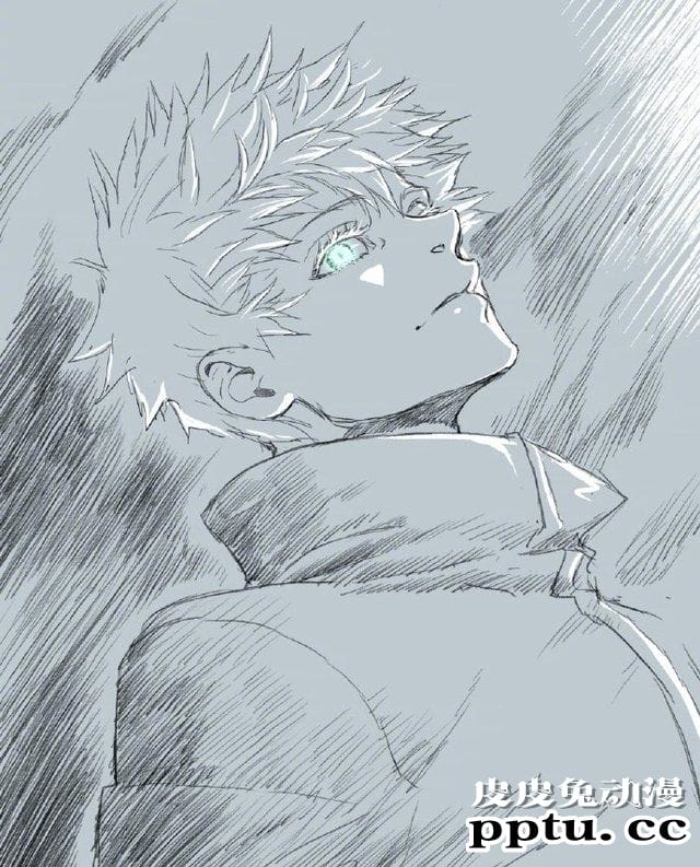 「百日蔷薇」作者绘制五条悟插画公开-皮皮兔动漫