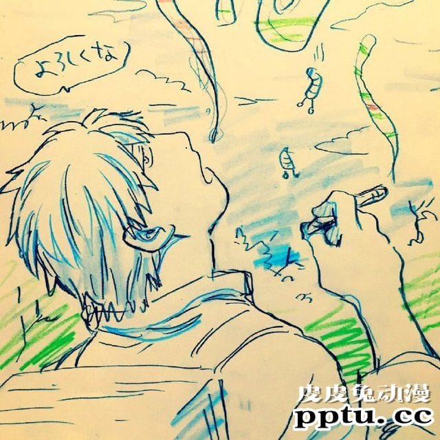 「虫师」作画监督&middot;西位辉实日常手稿公开