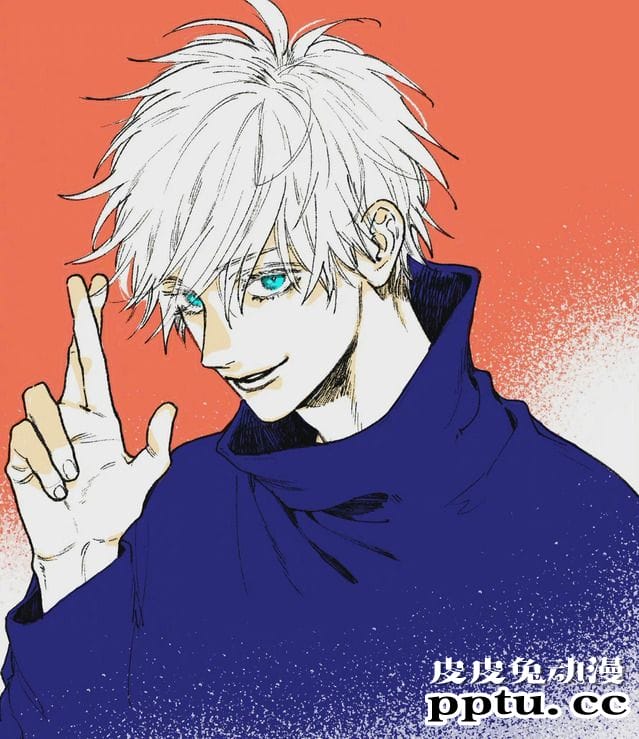 「昼行闪耀的流星」原作山森三香绘制五条悟画稿公开-皮皮兔动漫