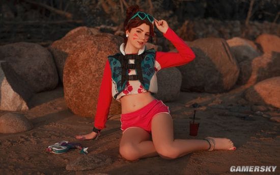 俄国萌妹COS《守望先锋》 多版本D.va俏皮可爱