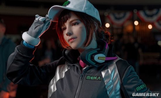 俄国萌妹COS《守望先锋》 多版本D.va俏皮可爱