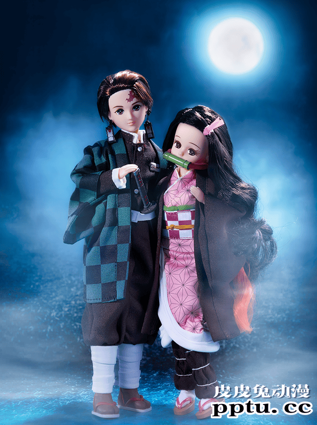 莉卡联动「鬼灭之刃」 炭治郎兄妹版时装娃娃公开-皮皮兔动漫