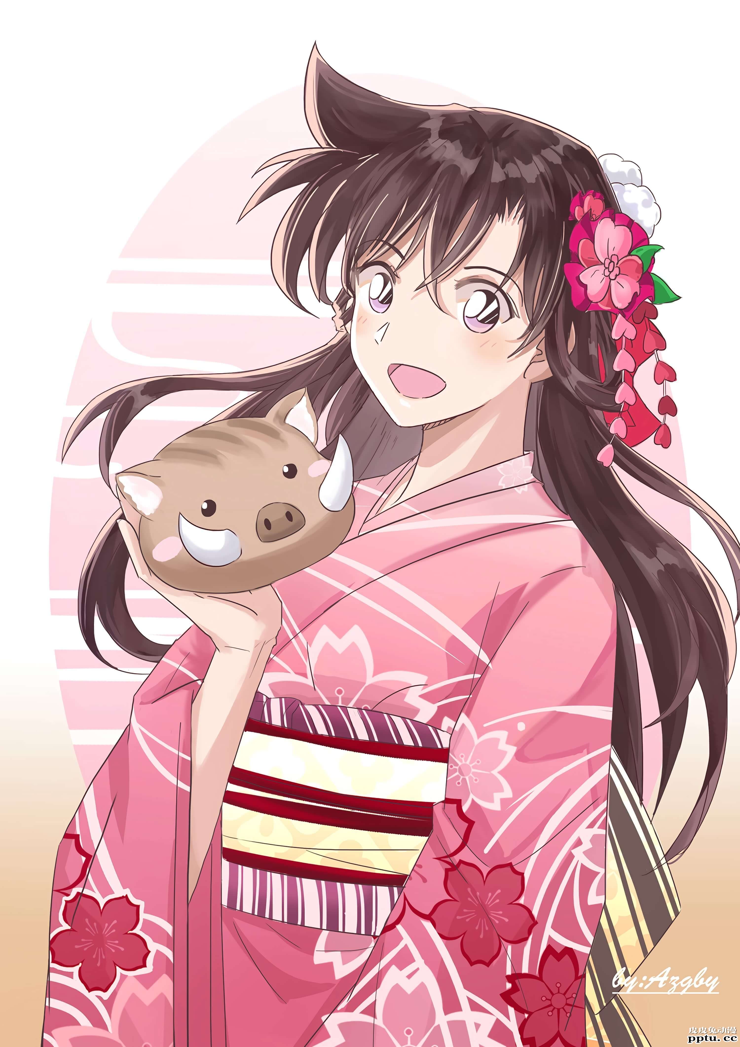 永远的经典，名侦探柯南《毛利兰》高清壁纸特辑！