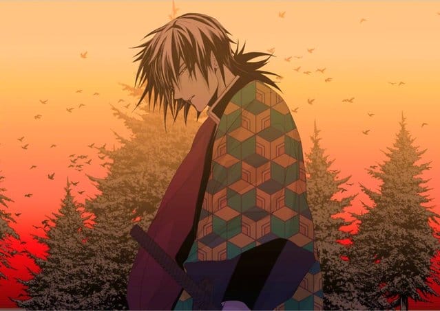 「the killer」作者绘制的「鬼灭之刃」富冈义勇公开-皮皮兔动漫