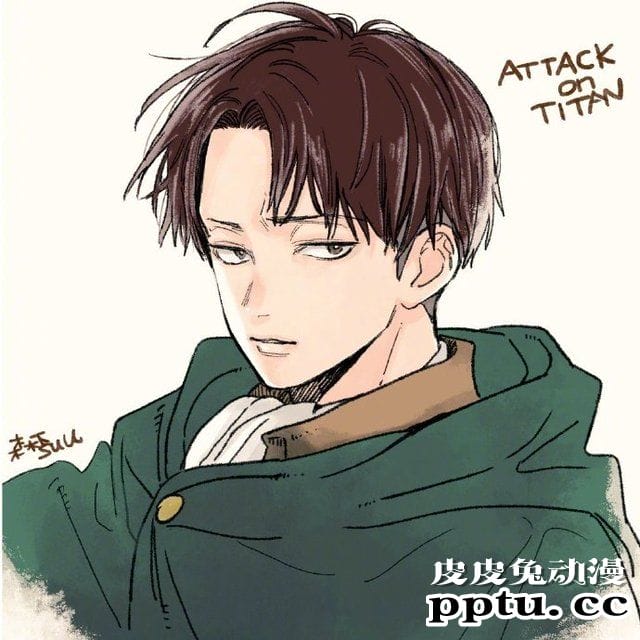 「日日蝶蝶」作者森下suu绘制利威尔兵长公开-皮皮兔动漫