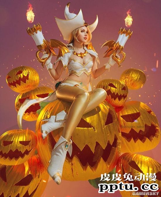 俄妹COS《塞尔达》公主 美艳公主送上大师之剑