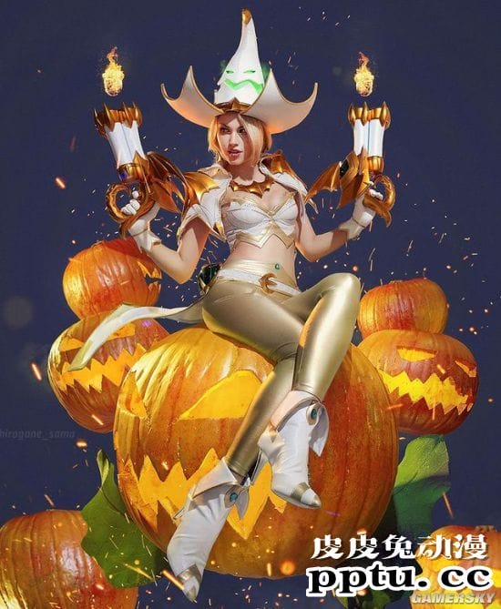 俄妹COS《塞尔达》公主 美艳公主送上大师之剑